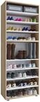 VCM Schuhregal LONA XXL, Eiche s&auml;gerau/sonoma, Holznachbildung