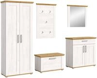 MID.YOU Garderobenkombination VERONA, L&auml;rche, Holznachbildung