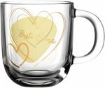 Leonardo Geschenketasse Beste Oma EMOZIONE, gelb, Glas