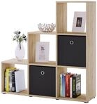 VCM Treppenregal NITAS, Eiche s&auml;gerau/sonoma, Holznachbildung