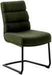 Dieter Knoll Freischwinger-Stuhl LEXINGTON, olive, Stoff