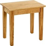 Zurbr&uuml;ggen Beistelltisch, braun, Massivholz