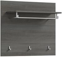 MID.YOU Garderobenpaneel SALSA, silber, Holznachbildung