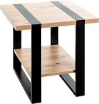 Zurbr&uuml;ggen Beistelltisch, braun, Holznachbildung