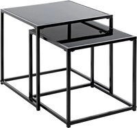Zurbr&uuml;ggen Beistelltisch, schwarz, Metall