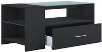 VCM Couchtisch TINDALA, schwarz, Holznachbildung