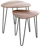 Zurbr&uuml;ggen Beistelltisch, braun, MDF