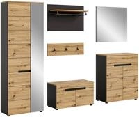 MID.YOU Garderobenkombination CANU, Eiche Artisan, Holznachbildung