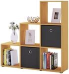 VCM Treppenregal NITAS, buche, Holznachbildung