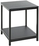 Zurbr&uuml;ggen Beistelltisch, schwarz, MDF