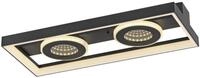 Paul Neuhaus LED-Deckenleuchte TRAFORO, schwarz, Metall