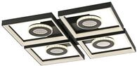 Paul Neuhaus LED-Deckenleuchte TRAFORO, schwarz, Metall