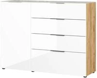 Novel Sideboard OAKLAND, eiche, Glas