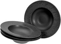 Creatable Pastateller 4-tlg SCHIEFER, schwarz, Steinzeug