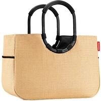 Reisenthel Loopshopper L Frame Raffia Black, beige, Polyester