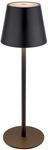 Globo Lighting Tischleuchte 3 in 1 VANNIE, schwarz, Metall