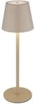 Globo Lighting Tischleuchte 3 in 1 VANNIE, sand, Metall