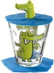 Leonardo Kindertrinkset 3-tlg. Krokodil, multicolour, Materialmix