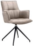 Novel Sessel OSAKA, taupe, Stoff