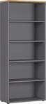 MID.YOU Aktenregal AGENDA HOME, Graphit, Holznachbildung