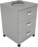 VCM Rollcontainer TOBILA, grau, Holznachbildung