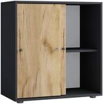 VCM B&uuml;roschrank LONA, anthrazit, Holznachbildung