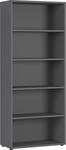 XORA Aktenregal LEGEND II, Graphit, Holznachbildung