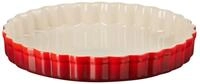 LE CREUSET Tarte-Form 24cm Kirschrot, rot, Steinzeug