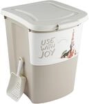rotho Tierfutterbeh&auml;lter 38 l ARCHIE, beige, Kunststoff