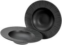 Creatable Pastateller 2-tlg VESUVIO, schwarz, Steinzeug