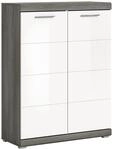 MID.YOU Schuhschrank SCOUT, silber, Holznachbildung