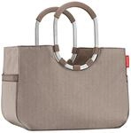 Reisenthel Loopshopper L Herringbone Mokka, braun, Polyester