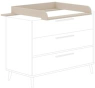 Paidi Wickelaufsatz breit EEFJE, beige, Holznachbildung