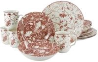 Creatable Kombiservice 16-tlg DAMASK, pink, Steingut
