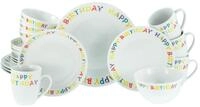 Creatable Kombiservice 20-tlg HAPPY BIRTHDAY, Porzellan