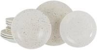 Creatable Tellerset 12-tlg CONFETTI, Steinzeug
