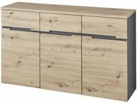 Voleo Sideboard DETROIT, Eiche Artisan, Holznachbildung
