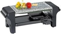 K&Uuml;CHENPROFI Raclette Twin schwarz HOT STONE DUO, schwarz, Edelstahl