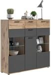 MID.YOU Highboard MASON, eiche, Holznachbildung