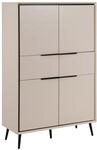 Z2 Highboard ARONA, sand, Holznachbildung