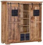 Landscape Highboard BARNEY, mango, Massivholz