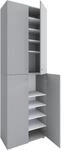 VCM Schuhschrank LONA, grau, Holznachbildung
