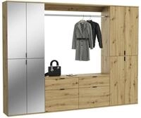 MID.YOU Garderobenkombination PROJEKT X, Eiche Artisan,...