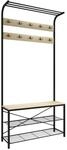 VCM Garderobe TALIRO, eiche, Metall
