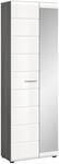 MID.YOU Garderobenschrank SALSA, silber, Holznachbildung