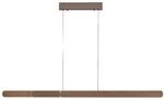 Paul Neuhaus Pendelleuchte ADRIANA ROUND, dunkelbraun, Aluminium