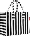 Reisenthel Daily Shopper SUMMERSTRIPES BLACK, schwarz/wei&szlig;, Polyester