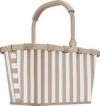 Reisenthel Carrybag SUMMERSTRIPES COFFEE, weiss/braun, Polyester