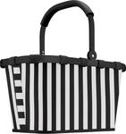 Reisenthel Carrybag SUMMERSTRIPES BLACK, schwarz/wei&szlig;, Polyester