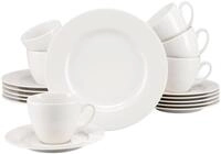 Creatable Kaffeeservice 18-tlg VENICE, creme, Porzellan